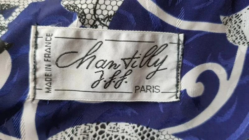 Vintage jurk "Chantilly" Gemaakt in Frankrijk Maat L/40 – photo 9